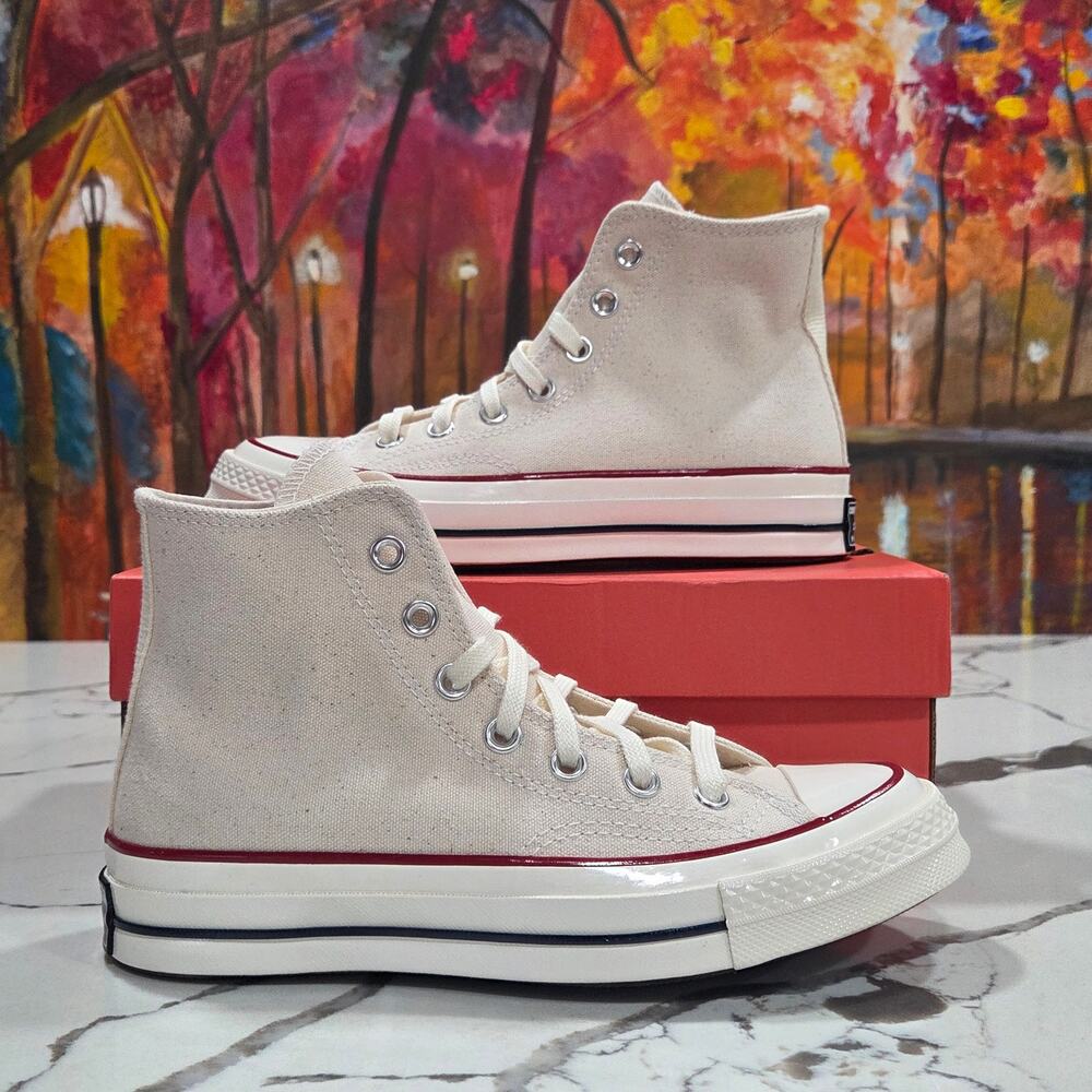 Converse Chuck 70 Hi Parchment Garnet Egret Size 7 Women's CTAS Taylor